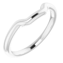 Load image into Gallery viewer, Sterling Silver Band for 7.5 mm Square Ring
