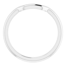 Load image into Gallery viewer, Sterling Silver Band for 7.5 mm Square Ring
