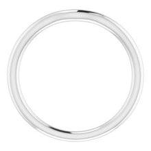 Charger l'image dans la galerie, Sterling Silver Band for 6.5 mm Round Ring
