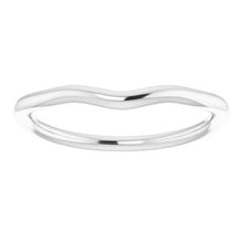 Charger l'image dans la galerie, Sterling Silver Band for 7.4 mm Round Ring
