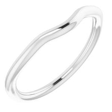 Charger l'image dans la galerie, Sterling Silver Band for 8 mm Round Ring
