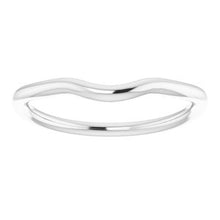Charger l'image dans la galerie, Sterling Silver Band for 8.2 mm Round Ring
