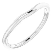 Charger l'image dans la galerie, Sterling Silver Band for 7 mm Cushion Ring
