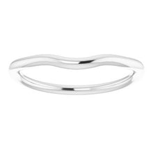 Charger l'image dans la galerie, Sterling Silver Band for 8 mm Cushion Ring
