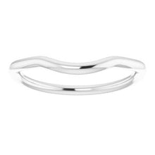 Charger l'image dans la galerie, Sterling Silver Band for 10 mm Cushion Ring
