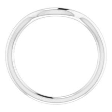 Charger l'image dans la galerie, Sterling Silver Band for 11 mm Cushion Ring
