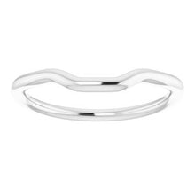 Charger l'image dans la galerie, Sterling Silver Band for 8x6 mm Emerald Ring
