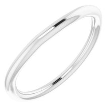 Charger l'image dans la galerie, Sterling Silver Band for 6 mm Square Ring
