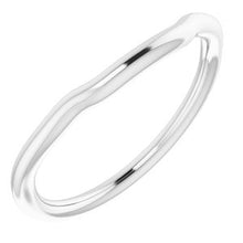 Charger l'image dans la galerie, Sterling Silver Band for 8 mm Square Ring

