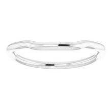 Charger l'image dans la galerie, Sterling Silver Band for 8 mm Square Ring
