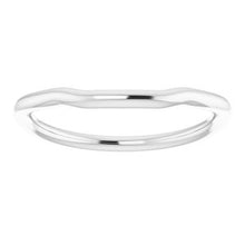 Charger l'image dans la galerie, Sterling Silver Band for 7.5 mm Square Ring
