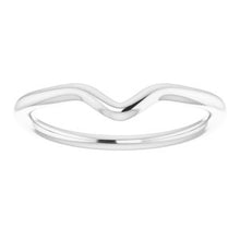 Charger l'image dans la galerie, Sterling Silver Band for 8x5 mm Pear Ring

