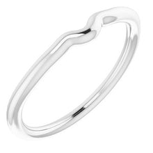 Charger l'image dans la galerie, Sterling Silver Band for 6x4 mm Pear Ring
