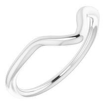 Charger l'image dans la galerie, Sterling Silver Band for 12x8 mm Pear Ring

