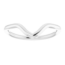 Charger l'image dans la galerie, Sterling Silver Band for 12x8 mm Pear Ring
