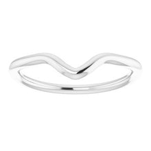 Charger l&#39;image dans la galerie, Sterling Silver Band for 9x6 mm Pear Ring
