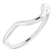 Charger l'image dans la galerie, Sterling Silver Band for 14x10 mm Oval Ring
