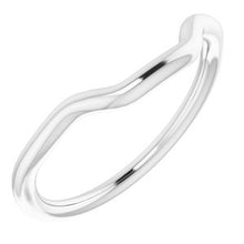 Charger l'image dans la galerie, Sterling Silver Band for 11x9 mm Emerald Ring
