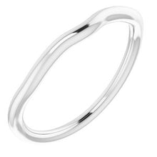Charger l'image dans la galerie, Sterling Silver Band for 5.2 mm Round Ring
