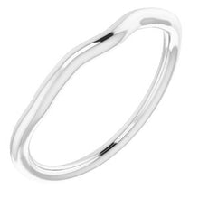 Charger l'image dans la galerie, Sterling Silver Band for 5.8 mm Round Ring
