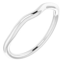 Charger l'image dans la galerie, Sterling Silver Band for 6.5 mm Round Ring
