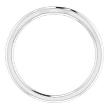 Charger l'image dans la galerie, Sterling Silver Band for 6.5 mm Round Ring
