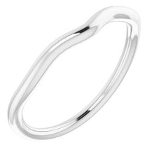 Charger l'image dans la galerie, Sterling Silver Band for 7 mm Round Ring
