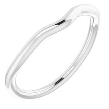Charger l'image dans la galerie, Sterling Silver Band for 9.4 mm Round Ring

