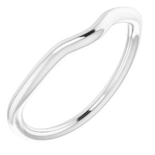 Charger l'image dans la galerie, Sterling Silver Band for 11 mm Round Ring
