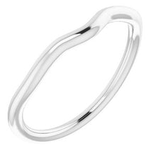 Charger l'image dans la galerie, Sterling Silver Band for 7x5 mm Oval Ring
