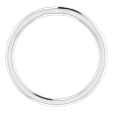 Charger l'image dans la galerie, Sterling Silver Band for 6x4 mm Oval Ring
