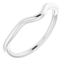 Charger l'image dans la galerie, Sterling Silver Band for 12x10 mm Oval Ring
