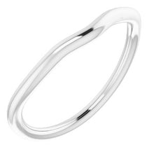 Charger l'image dans la galerie, Sterling Silver Band for 10 mm Cushion Ring
