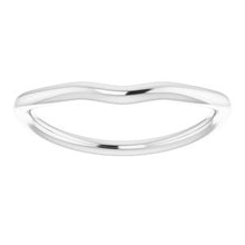 Charger l'image dans la galerie, Sterling Silver Band for 10 mm Cushion Ring
