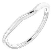 Charger l'image dans la galerie, Sterling Silver Band for 12 mm Cushion Ring
