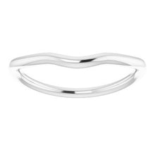 Charger l'image dans la galerie, Sterling Silver Band for 12 mm Cushion Ring
