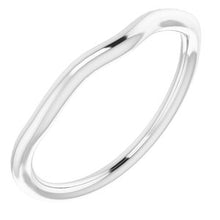 Charger l'image dans la galerie, Sterling Silver Band for 6 mm Cushion Ring
