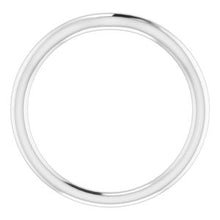 Charger l'image dans la galerie, Sterling Silver Band for 6 mm Cushion Ring
