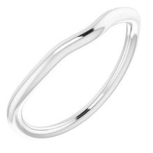 Charger l'image dans la galerie, Sterling Silver Band for 11 mm Cushion Ring
