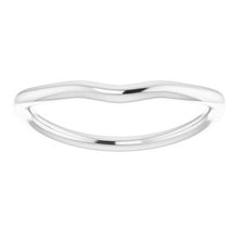 Charger l'image dans la galerie, Sterling Silver Band for 11 mm Cushion Ring
