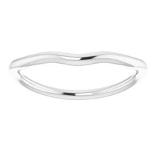 Charger l'image dans la galerie, Sterling Silver Band for 9 mm Cushion Ring
