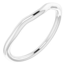 Charger l'image dans la galerie, Sterling Silver Band for 6x4 mm Emerald Ring
