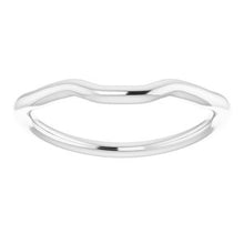 Charger l'image dans la galerie, Sterling Silver Band for 8x6 mm Emerald Ring
