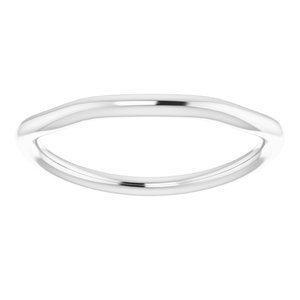 Sterling Silver Band for 4 mm Square Ring