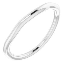 Charger l'image dans la galerie, Sterling Silver Band for 4.5 mm Square Ring
