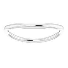 Load image into Gallery viewer, Sterling Silver Band for 10 mm Square Ring
