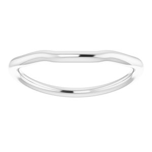 Sterling Silver Band for 7 mm Square Ring