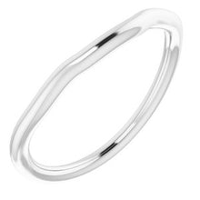 Charger l'image dans la galerie, Sterling Silver Band for 6 mm Square Ring
