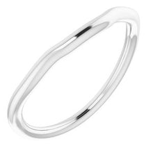Charger l'image dans la galerie, Sterling Silver Band for 7.5 mm Square Ring
