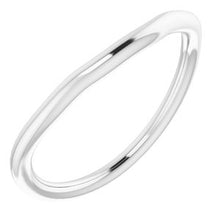 Charger l'image dans la galerie, Sterling Silver Band for 9 mm Square Ring
